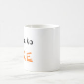 Liebe zum Wandern Kaffeetasse (Mittel)