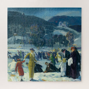 Liebe zum Winter - George Wesley Bellows Puzzle