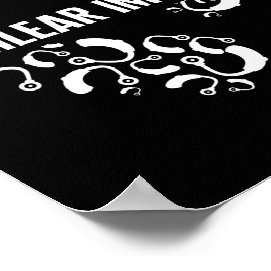 Liebe zur Bewusstlosigkeit Cochlear Implant Asl He Poster (Ecke)