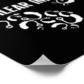 Liebe zur Bewusstseinsbildung bei Hörverlust Cochl Poster (Ecke)