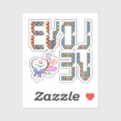 Liebe zur Entwicklung | Reinvent dich selbst Aufkleber (Blatt)