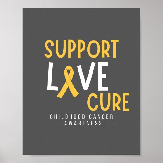 Liebe zur Heilung von Krebs im Kindesalter Poster (Vorne)