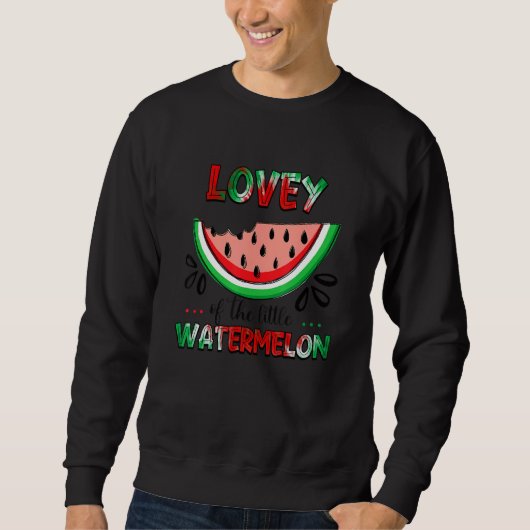 Liebe zur kleinen Wassermelone Sommermatching Fam Sweatshirt (Vorderseite)
