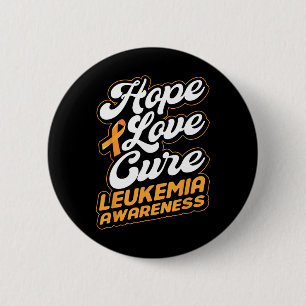 Liebe zur Kur-Unterstützung Leukämie-Bewusstseinsb Button