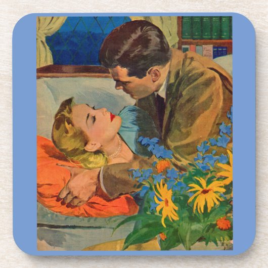 Liebe zur Liebe Getränkeuntersetzer (Vorderseite)