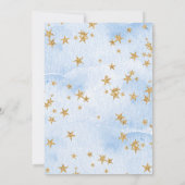 Liebe zur Mond & Back Baby Boy Dusche Einladung (Rückseite)