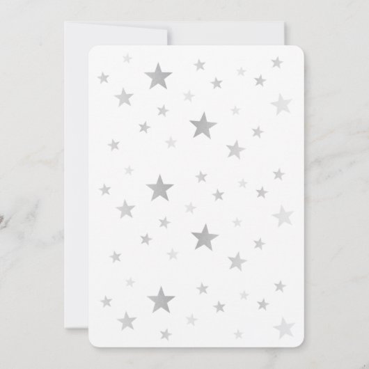 Liebe zur Mond & Back Baby Dusche Einladung (Rückseite)