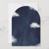 Liebe zur Mond- und Back-Gold-Baby-Dusche Einladung (Rückseite)