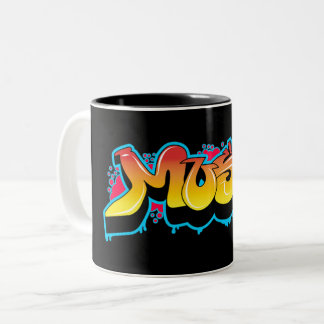 Liebe zur Musik Zweifarbige Tasse