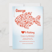 Liebe zur Party Einladung von Fischen (Vorderseite)