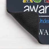 Liebe zur Sensibilisierung für Autismus Mousepad (Ecke)