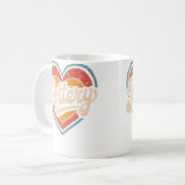 Liebe zur Töpferei Kaffeetasse (Vorderseite Links)