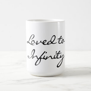 Liebe zur Unendlichkeit Kaffeetasse