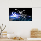 Liebe zur Veränderung der Welt Poster (Küche)