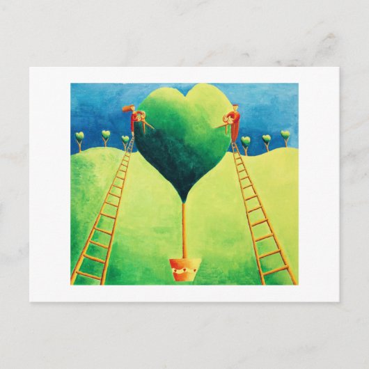 Liebe Zusammen Postkarte (Vorderseite)