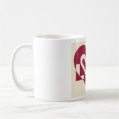 Liebe Zwei-Tone-Wein Lila Kaffeetasse (Links)