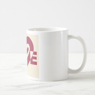Liebe Zwei-Tone-Wein Lila Kaffeetasse