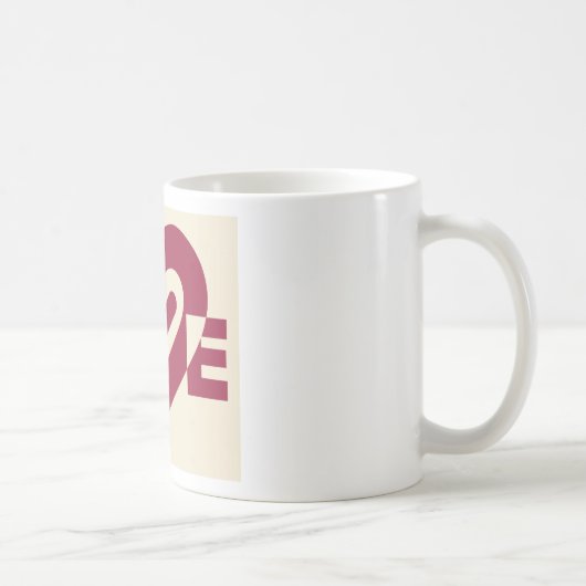 Liebe Zwei-Tone-Wein Lila Kaffeetasse (Rechts)