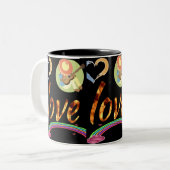 Liebe Zweifarbige Tasse (Vorderseite Links)