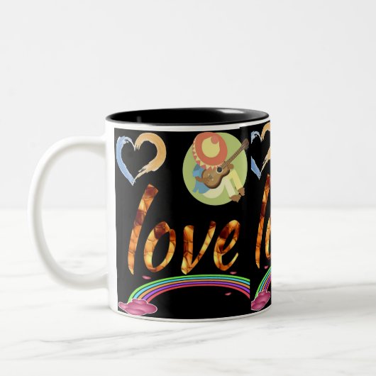 Liebe Zweifarbige Tasse (Links)