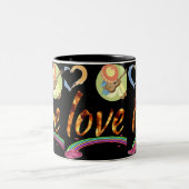 Liebe Zweifarbige Tasse (Mittel)