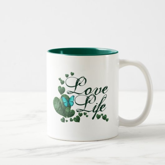 Liebe Zweifarbige Tasse (Rechts)