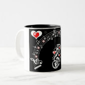 Liebe Zweifarbige Tasse (Vorderseite Links)