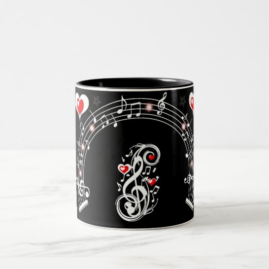 Liebe Zweifarbige Tasse (Mittel)