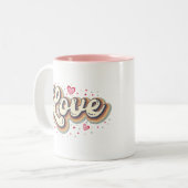 Liebe Zweifarbige Tasse (Vorderseite Links)