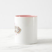 Liebe Zweifarbige Tasse (Mittel)