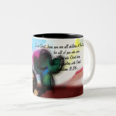 Liebe Zweifarbige Tasse (VorderseiteRechts)