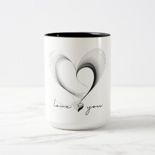 Liebe Zweifarbige Tasse
