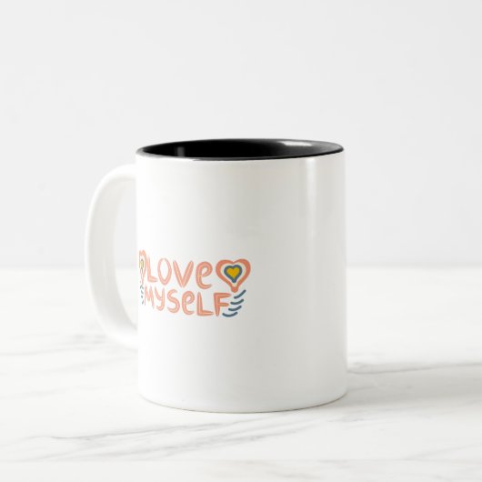 Liebe Zweifarbige Tasse (Vorderseite Links)