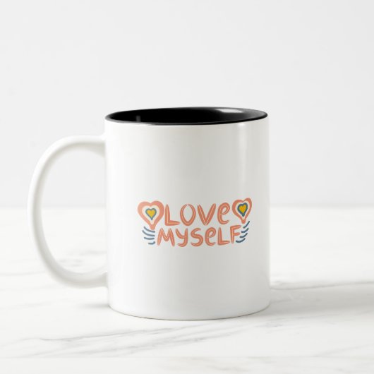Liebe Zweifarbige Tasse (Links)