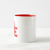 Liebe Zweifarbige Tasse (Mittel)