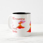 Liebe Zweifarbige Tasse (Vorderseite Links)