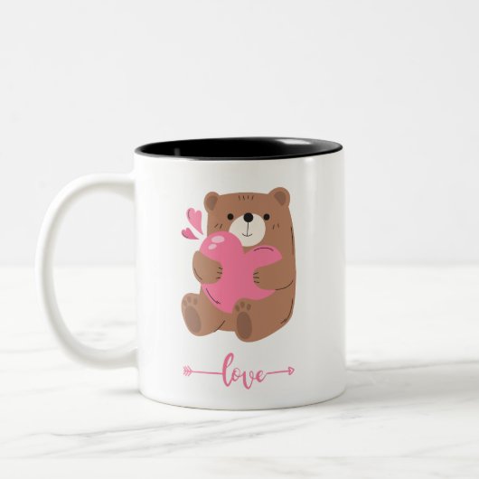 Liebe Zweifarbige Tasse (Links)