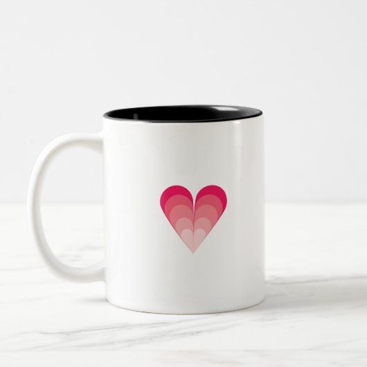 Liebe Zweifarbige Tasse (Links)