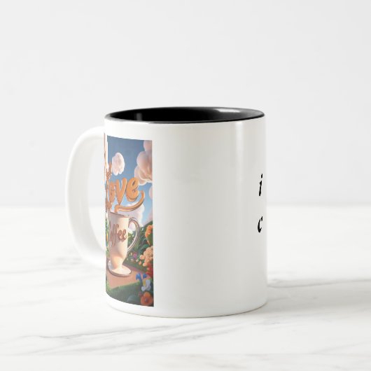 Liebe Zweifarbige Tasse (Vorderseite Links)