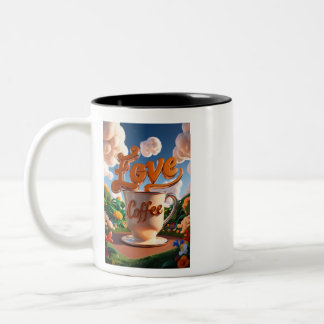 Liebe Zweifarbige Tasse
