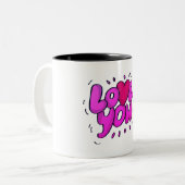 Liebe Zweifarbige Tasse (Vorderseite Links)