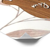 Liebe zwischen Mutter Tochter, Mütter Tagesgeschen Poster (Ecke)