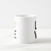 Liebe - zyprische Flagge Kaffeetasse (Mittel)