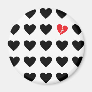 Liebeausgestoßener Magnet