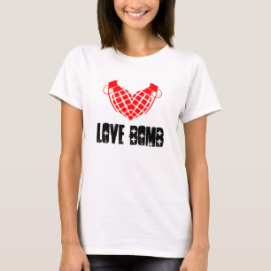 Liebebombe, cooles Liebhaberhemd des T-Shirt