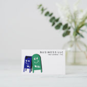 Liebebriefkästen Visitenkarte (Stehend Vorderseite)