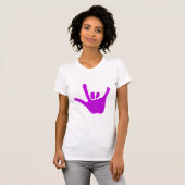 Liebehand, Zeichensprache in Lila, Shirts (Vorne ganz)