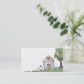 Liebehaushausgarten-Geschäftskarte Visitenkarte (Stehend Vorderseite)