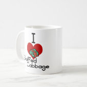 Liebeherz I angefüllter Kohl Kaffeetasse (Vorderseite Links)