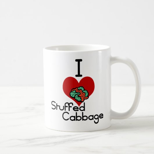 Liebeherz I angefüllter Kohl Kaffeetasse (Rechts)